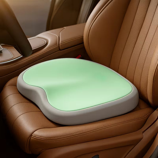 Ergonomic Memory Foam Seat Cushion -Car & Office Back Support
