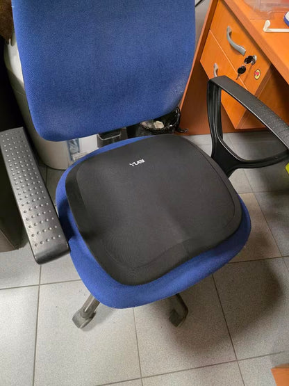Ergonomic Memory Foam Seat Cushion  -Car & Office Back Support